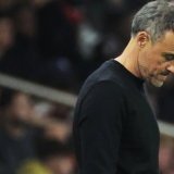 Une première défaite cette saison en Ligue 1 pour Luis Enrique et le PSG KEYSTONE/EPA/TERESA SUAREZ